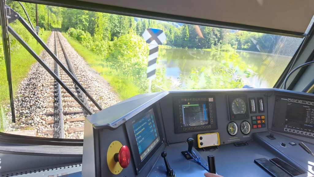 Ausblick aus dem Führerstand